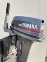 Yamaha 15HP 2 Stroke Outboard Long Shaft W/ Tiller Handle - Good Condition