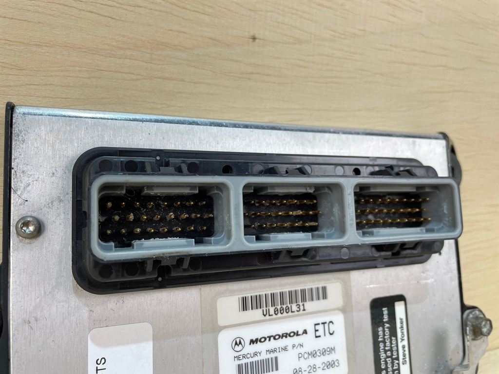 2004 Mercury Optimax 225HP Engine PCM ECU Computer Module 88555801S - For Parts