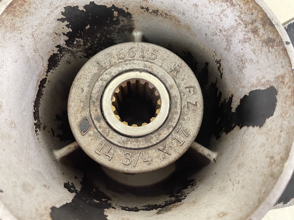 Evinrude Johnson Viper Stainless Steel Propeller 14 3/4 X 17 3 Blade 176615