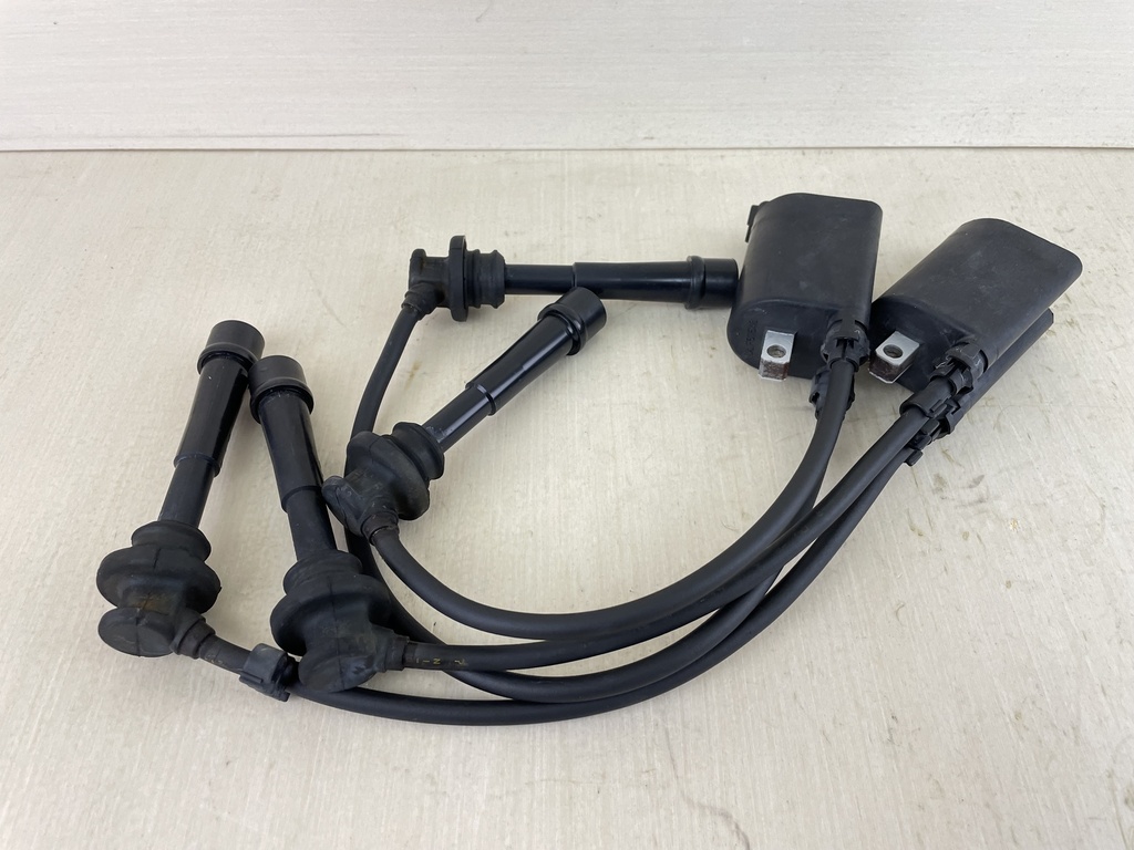 Suzuki 4 Stroke Outboard Ignition Coil Assembly Set With Wires 33410-90J00