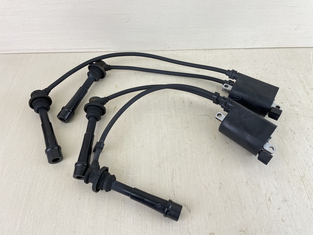 Suzuki 4 Stroke Outboard Ignition Coil Assembly Set With Wires 33410-90J00