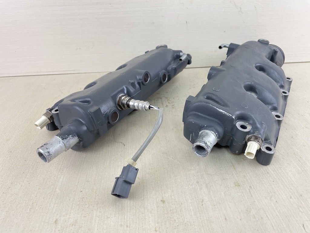 2002 + Honda 200 225 HP 4 Stroke Outboard Exhaust Manifold Pair 18110-ZY3-010ZA 18120-ZY3-C00ZA