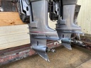 2 Yamaha 150HP 2 Stroke Outboards W/ 25" Shaft OX66 - Twins