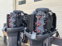 2 Yamaha 150HP 2 Stroke Outboards W/ 25" Shaft OX66 - Twins