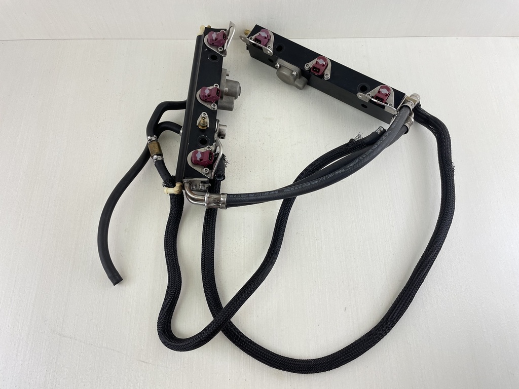 Mercury 150 175 200 HP Optimax Fuel Rail Set With Fuel Injectors 895752T06