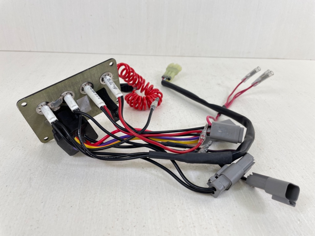 Honda Outboard Marine Key Switch Ignition Assembly Panel Missing Key