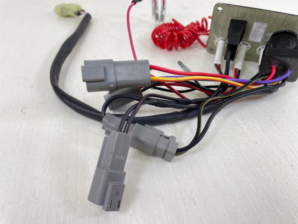 Honda Outboard Marine Key Switch Ignition Assembly Panel Missing Key