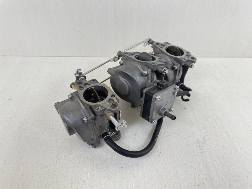 97-2002 Yamaha 25HP 2 Stroke Outboard Carburetor Assembly Set 1 2 3 