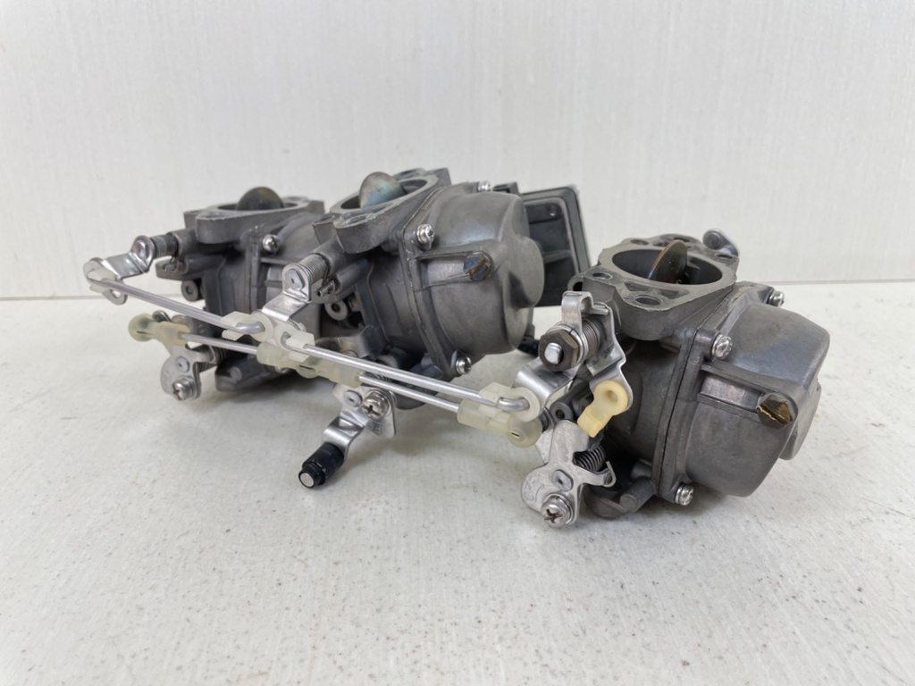 97-2002 Yamaha 25HP 2 Stroke Outboard Carburetor Assembly Set 1 2 3 