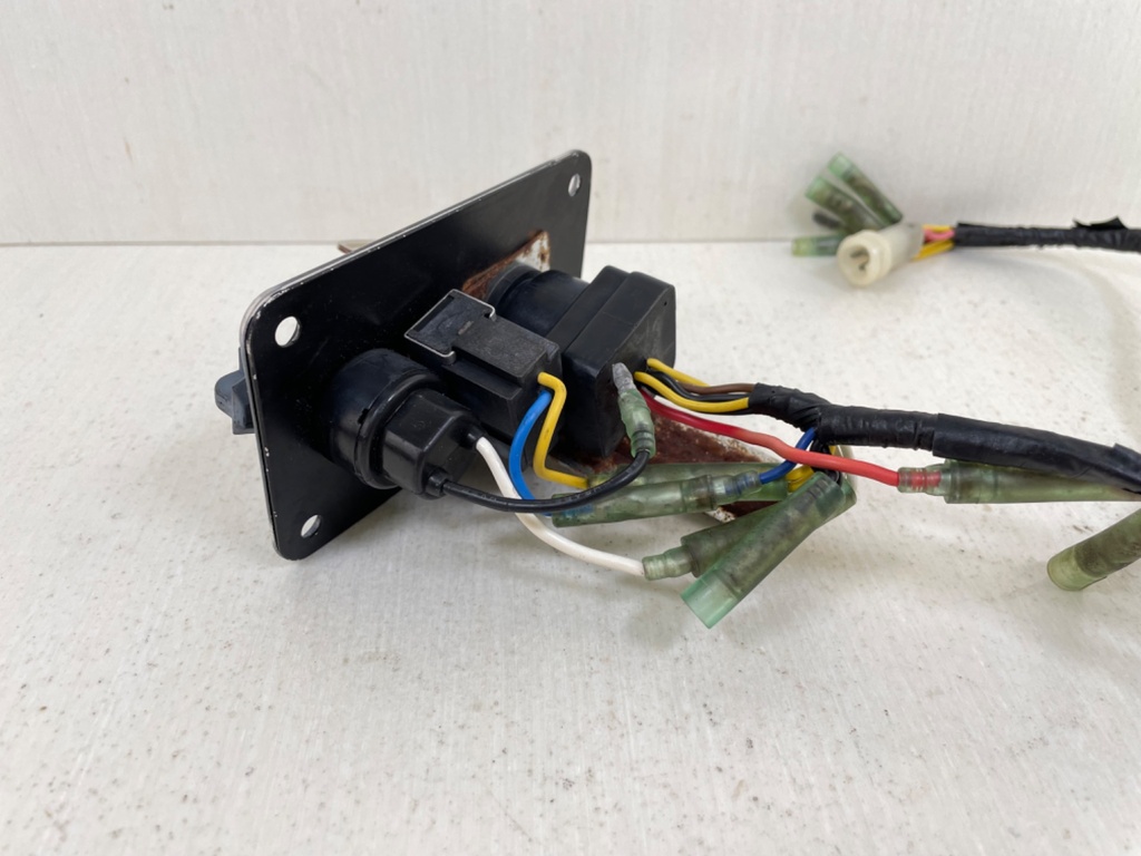 Yamaha Outboard Single Engine Key Switch Assembly W/ Key - Used