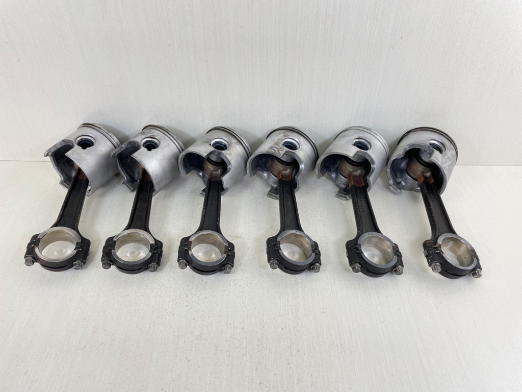 2000 Mercury 200HP Optimax 2 Stroke Starboard Port Piston & Rod Assembly Set 859297T2, 859296T2