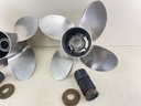 Mercury Marine Stainless Steel Prop Propeller 14 1/4 x 17P 4 Blade Pair
