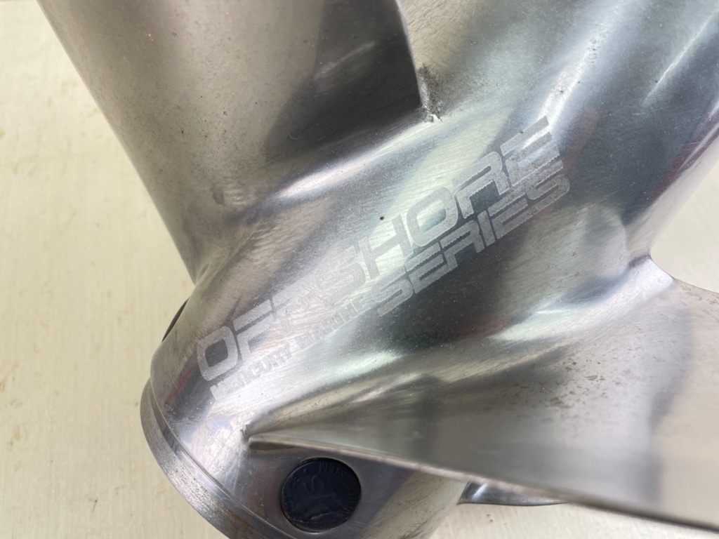 Mercury Marine Stainless Steel Prop Propeller 14 1/4 x 17P 4 Blade Pair