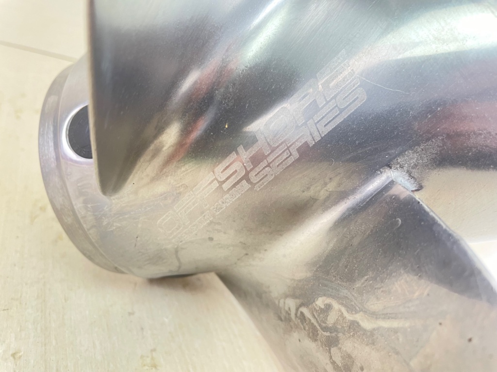 Mercury Marine Stainless Steel Prop Propeller 14 1/4 x 17P 4 Blade Pair