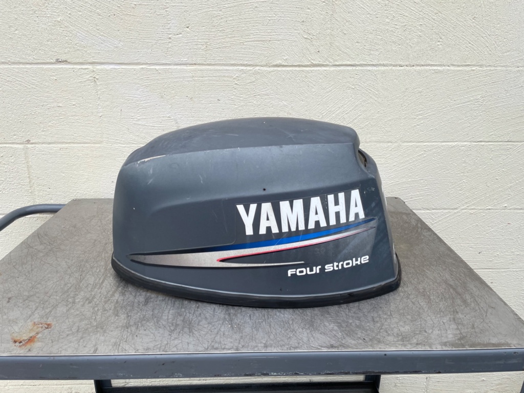2002 Yamaha 15HP 4 Stroke Outboard Top Cowling Cover 66M-42610-10-4D