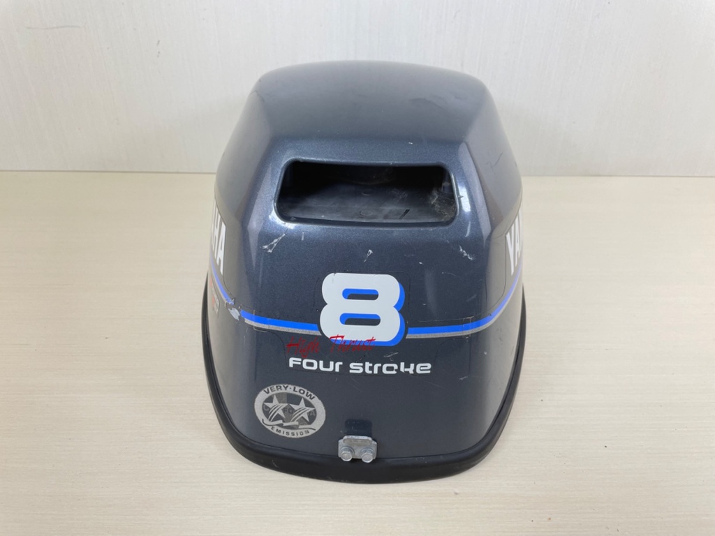 2001 Yamaha 8HP 4 Stroke Outboard Top Cowling Cover Hood 69G-42610-60-4D