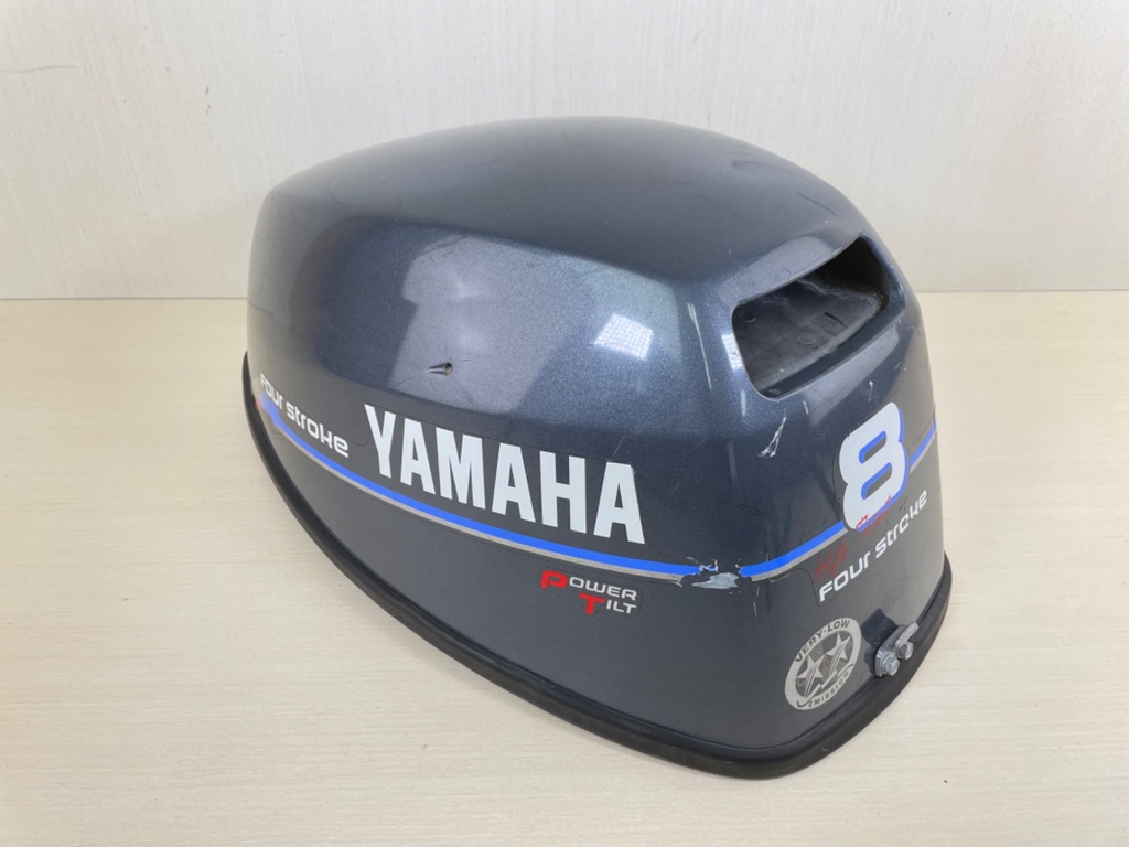 2001 Yamaha 8HP 4 Stroke Outboard Top Cowling Cover Hood 69G-42610-60-4D
