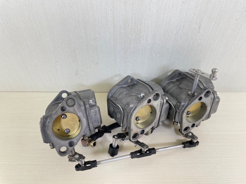 2000 Mercury 60HP 2 Stroke Carburetor Set Top Bottom MiddleWME 58
