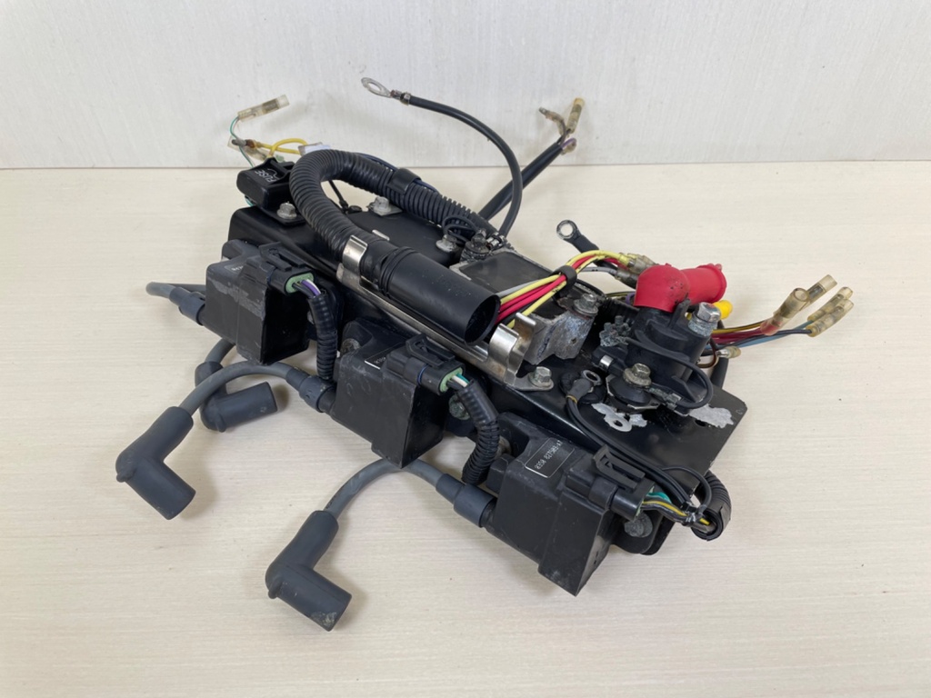 2000 Mercury 60HP 2 Stroke Engine Harness With Coil Packs Plate Regulator