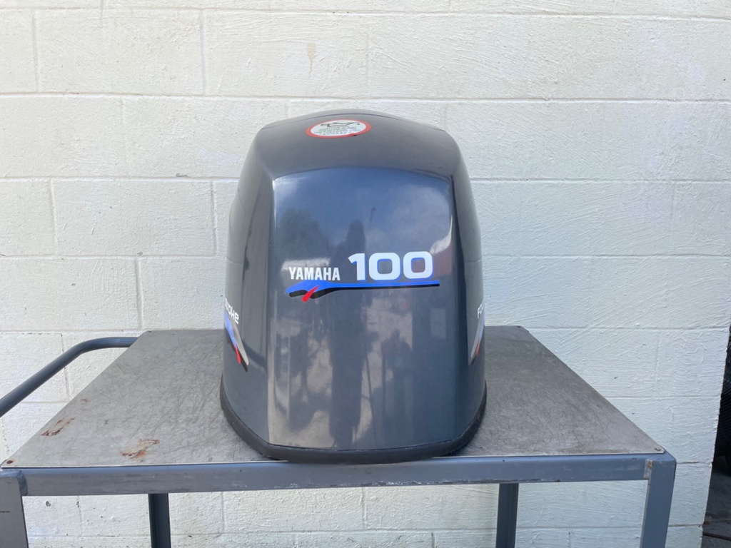 1999-2001 Yamaha 100HP 4 Stroke Outboard Top Cowling Cover Hood 67F-42610-01-00