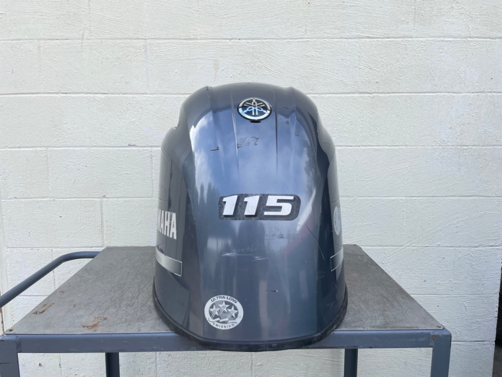 2014 + Yamaha 115HP 4 Stroke Outboard Top Cowling Cover Hood 6EK-42610-02-00