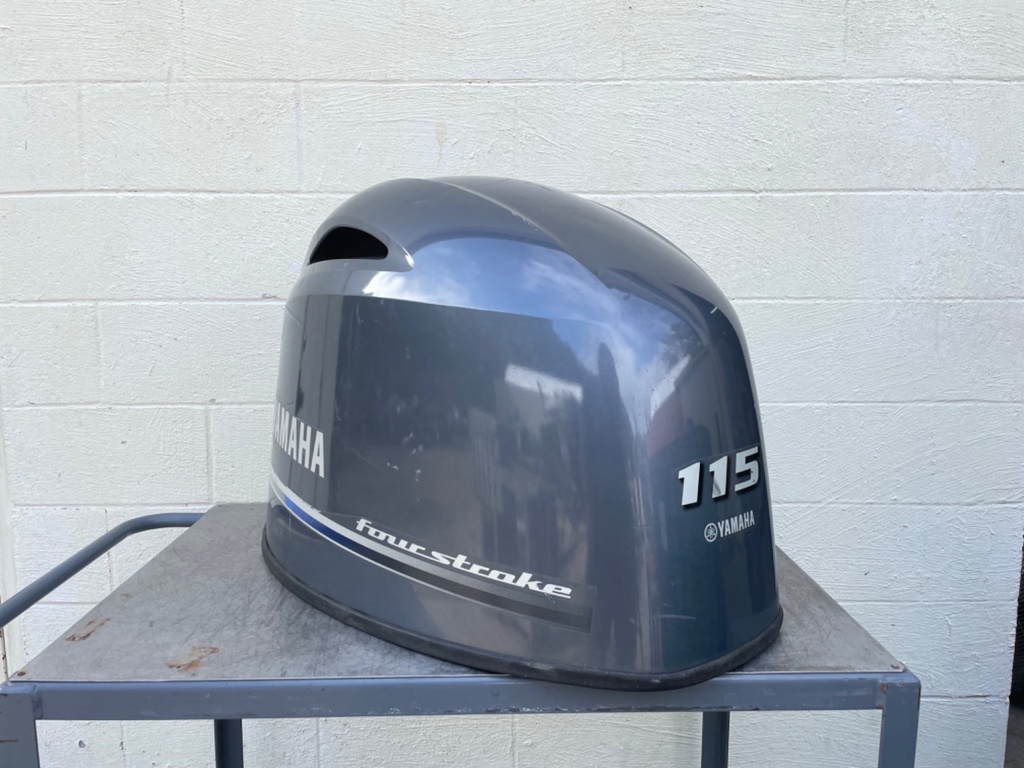 2014 + Yamaha 115HP 4 Stroke Outboard Top Cowling Cover Hood 6EK-42610-02-00