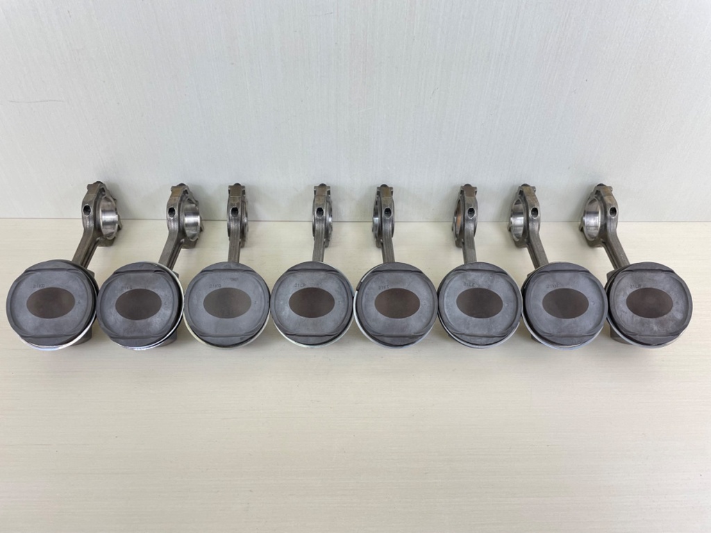 2014 Yamaha F350 350HP 4 Stroke Outboard Piston & Connecting Rod Set 6AW-11631-10-93