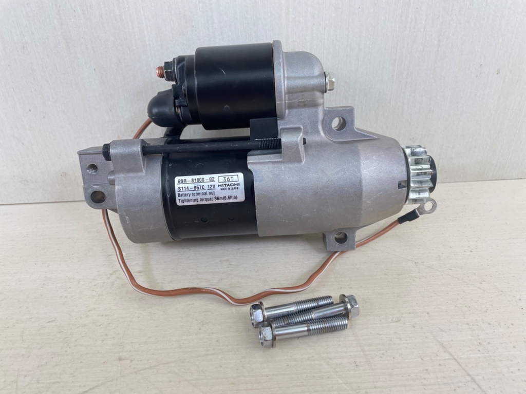 2008 Yamaha 250HP Outboard 4 Stroke Engine Starter Assembly 6BR-81800-00-00