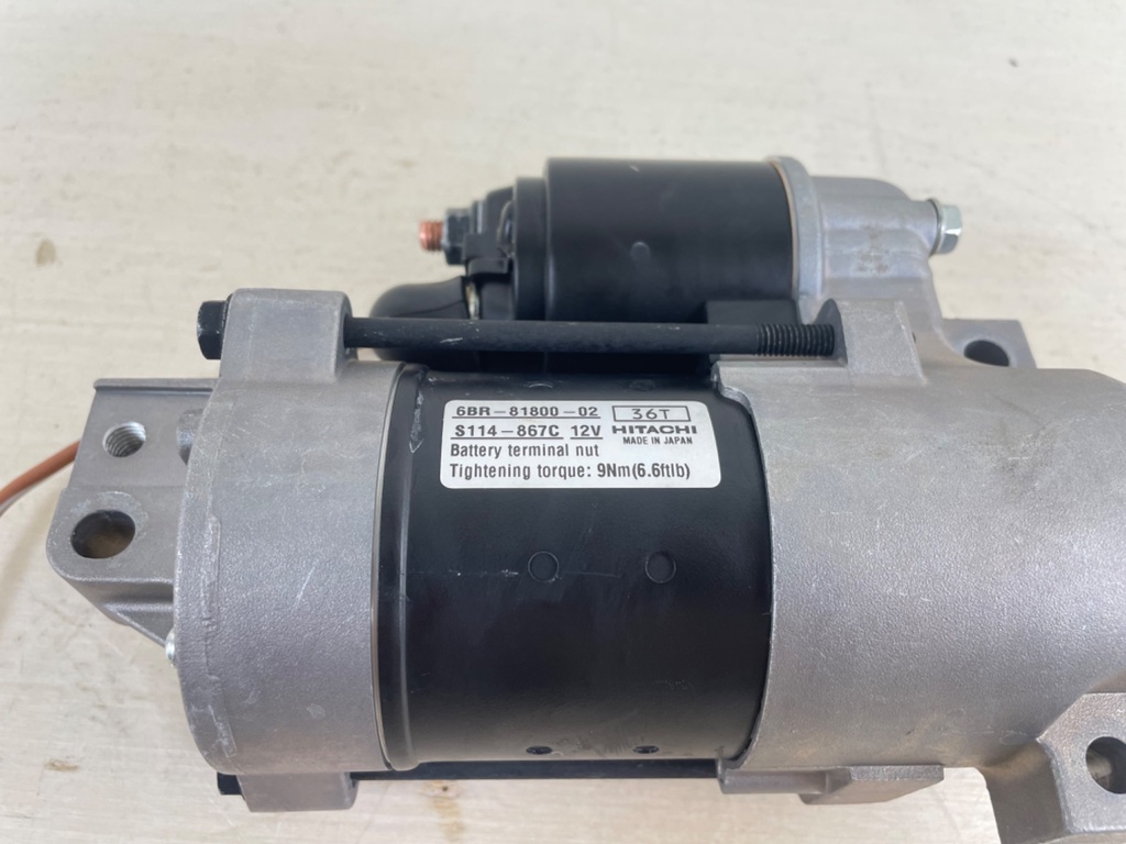 2008 Yamaha 250HP Outboard 4 Stroke Engine Starter Assembly 6BR-81800-00-00