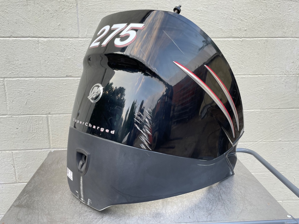 Mercury 275HP Verado Outboard Rear Cowling Assembly Black 8M0100175 885358T02