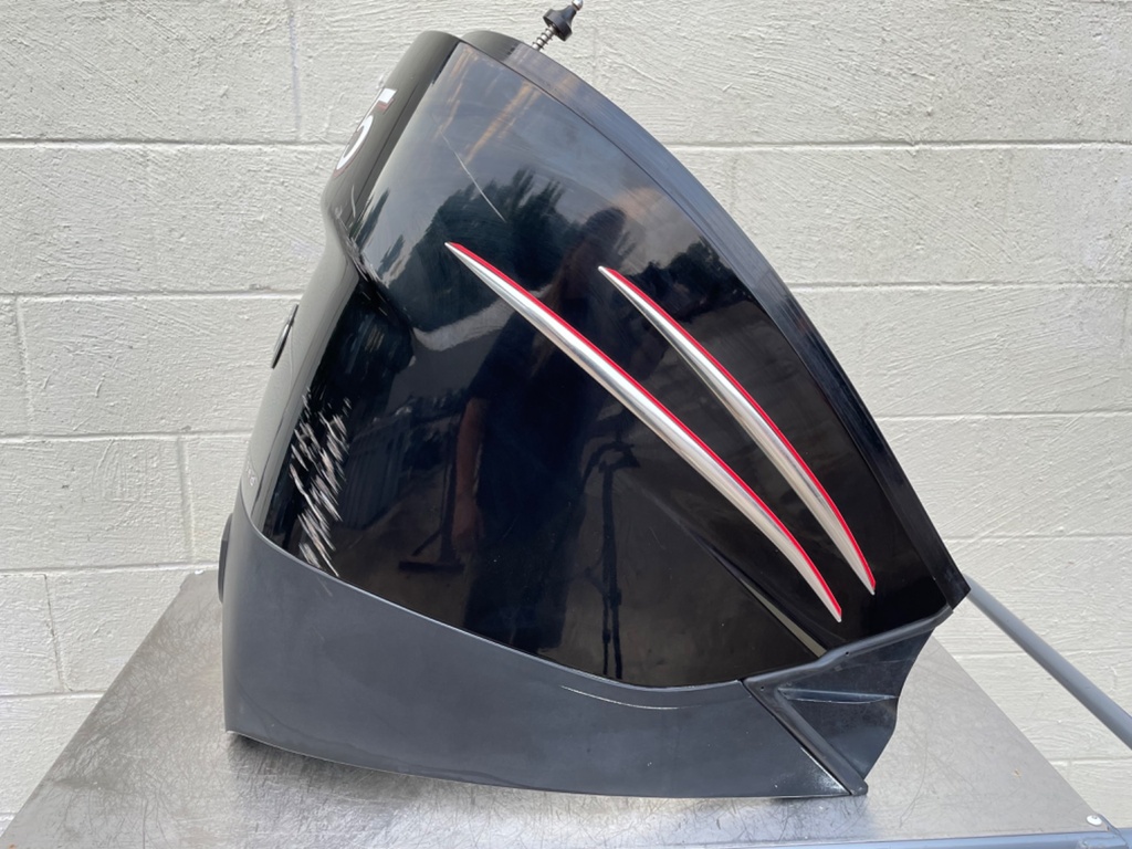 Mercury 275HP Verado Outboard Rear Cowling Assembly Black 8M0100175 885358T02