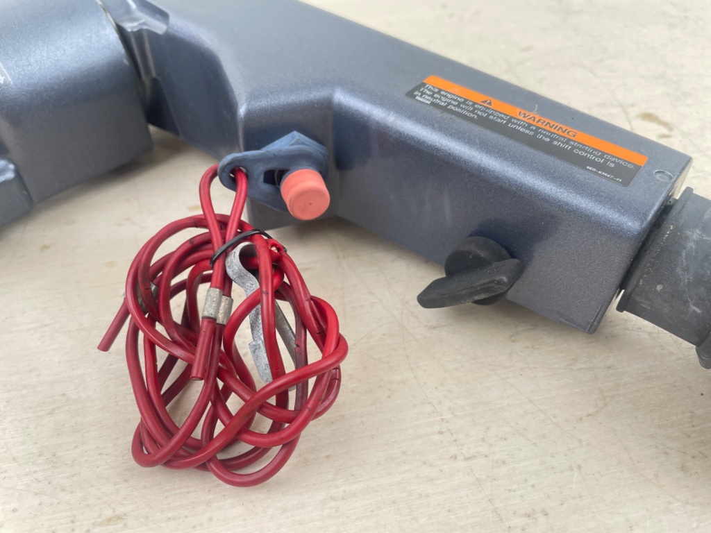 1998 Yamaha 25HP 4 Stroke Outboard Tiller Handle Steering Assembly 65W-W0084-00-4D