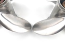 Yamaha 15 1/4" x 19P Stainless Steel Propeller Prop Set Pair 3 Blade