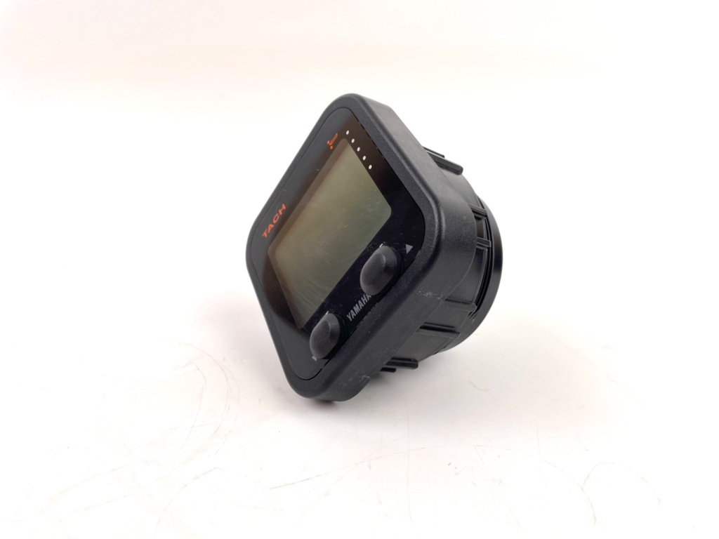 Yamaha Command Link Tachometer Tach Square 6Y8T-01  Tested - Used