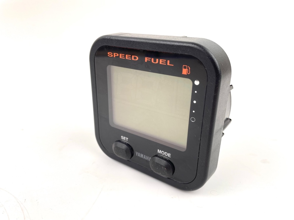 Yamaha Command Link Square Speed Fuel Gauge Tach 6Y80-01 Tested Used
