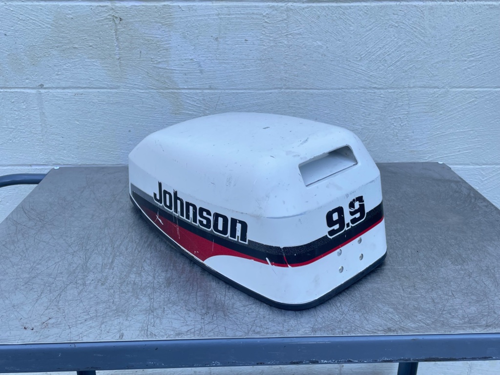 1990 Johnson Evinrude 30 HP 2 Stroke Outboard Top Cover Cowling 0283614