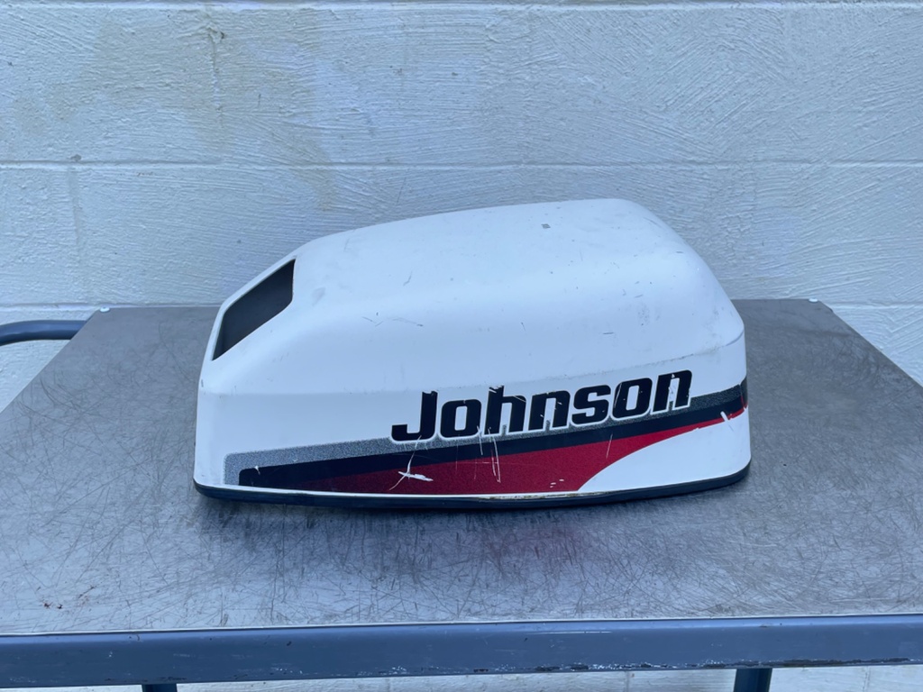 1990 Johnson Evinrude 30 HP 2 Stroke Outboard Top Cover Cowling 0283614