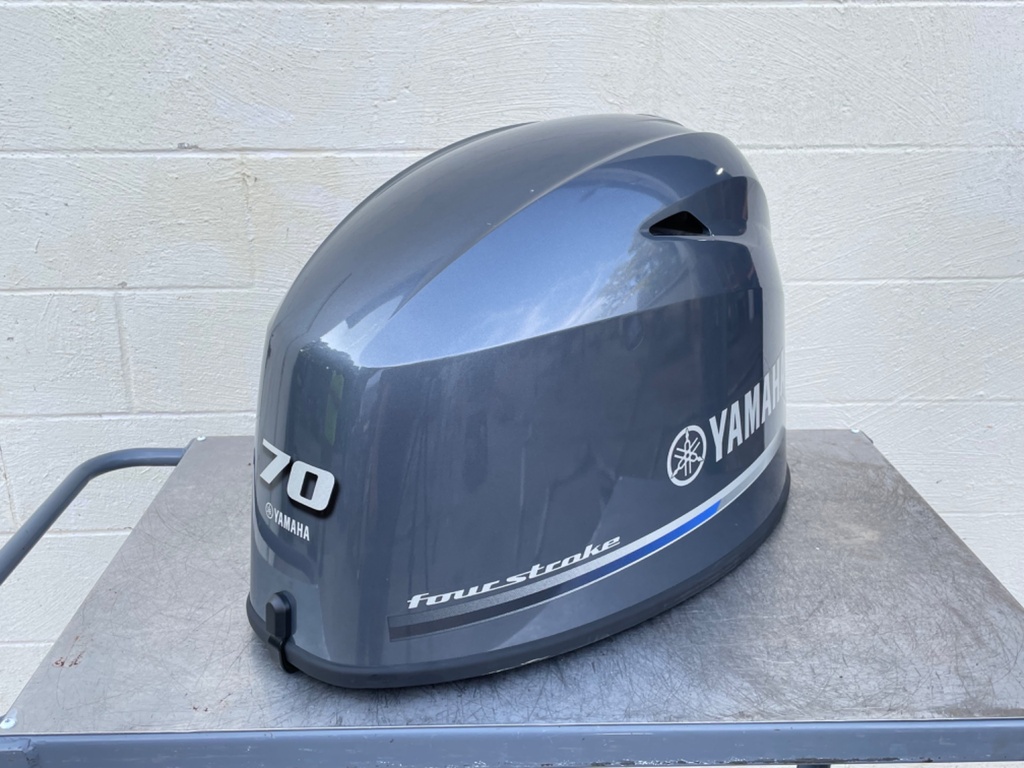 2010+ Yamaha 70HP 4 Stroke Outboard Top Cover Cowling Hood 6CJ-42610-03-00