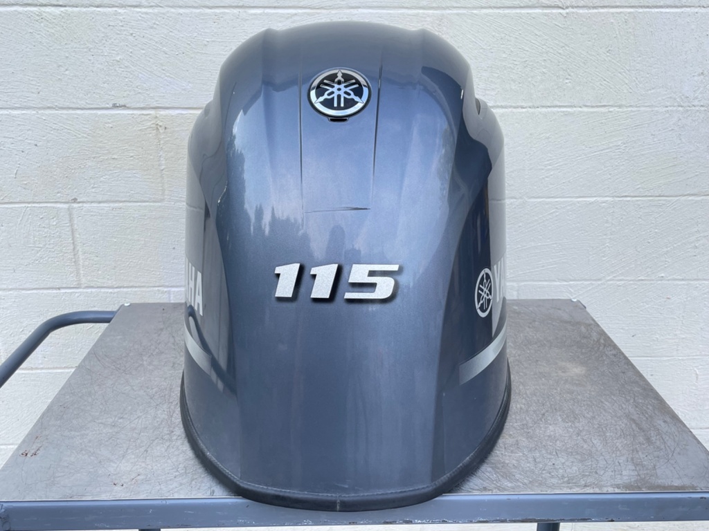 2014 + Yamaha 115HP 4 Stroke Outboard Top Cowling Cover Hood 6EK-42610-02-00