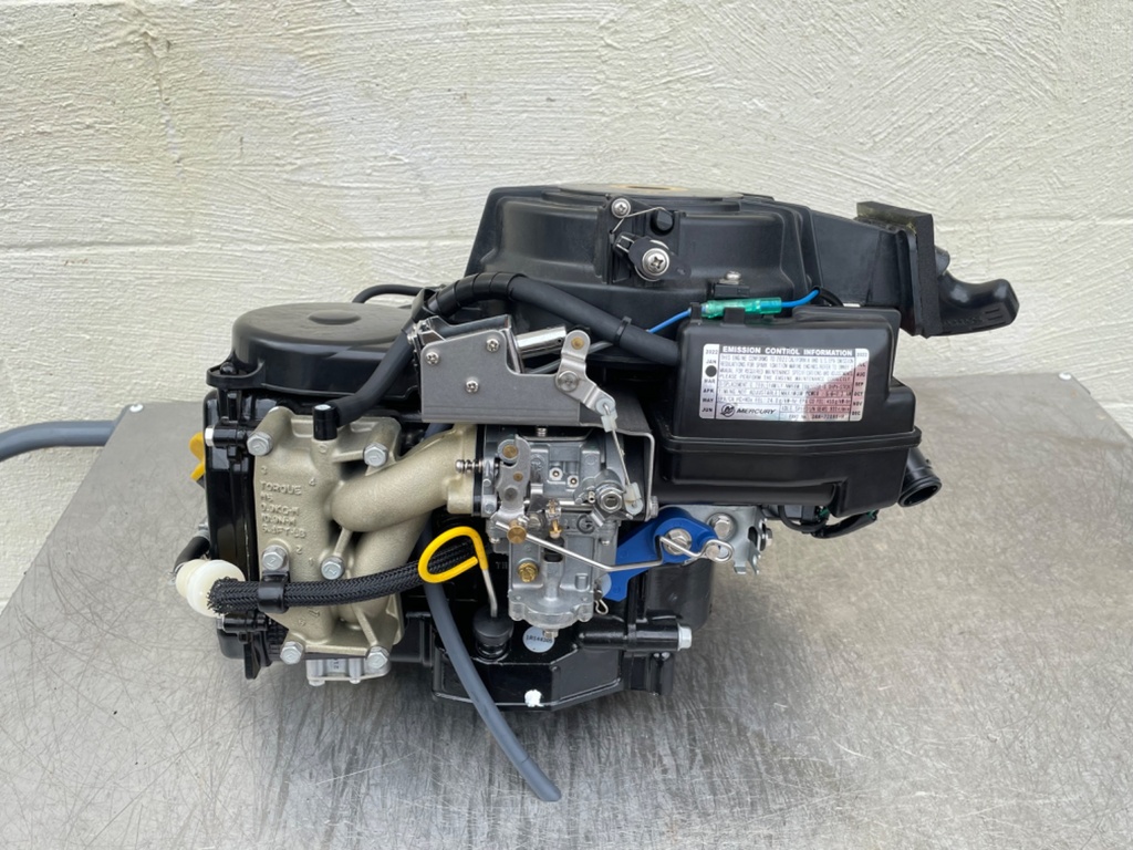 2021 Mercury 9.9 HP 4 Stroke Outboard Pro Kicker Powerhead Like New