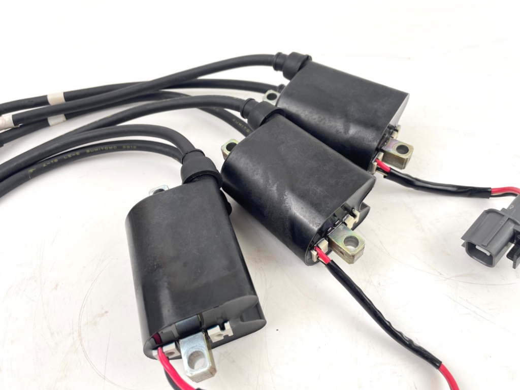 2002-2009 Yamaha 200 225HP 4 Stroke Outboard Ignition Coil Set 69J-82310-00-00