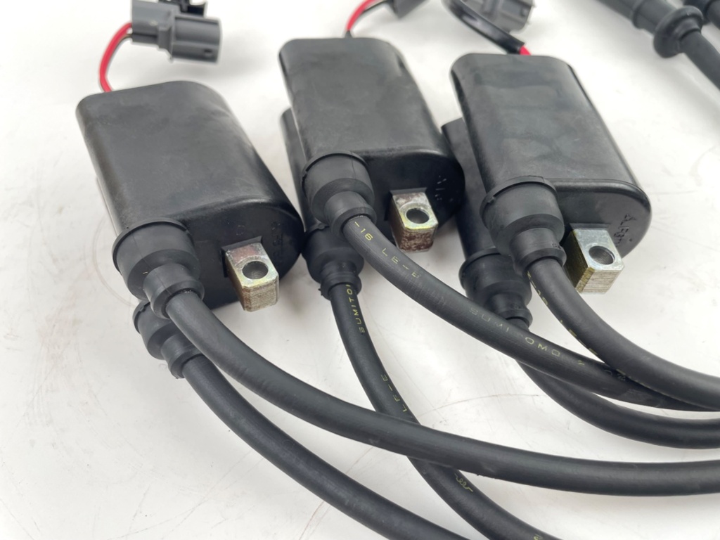 2002-2009 Yamaha 200 225HP 4 Stroke Outboard Ignition Coil Set 69J-82310-00-00