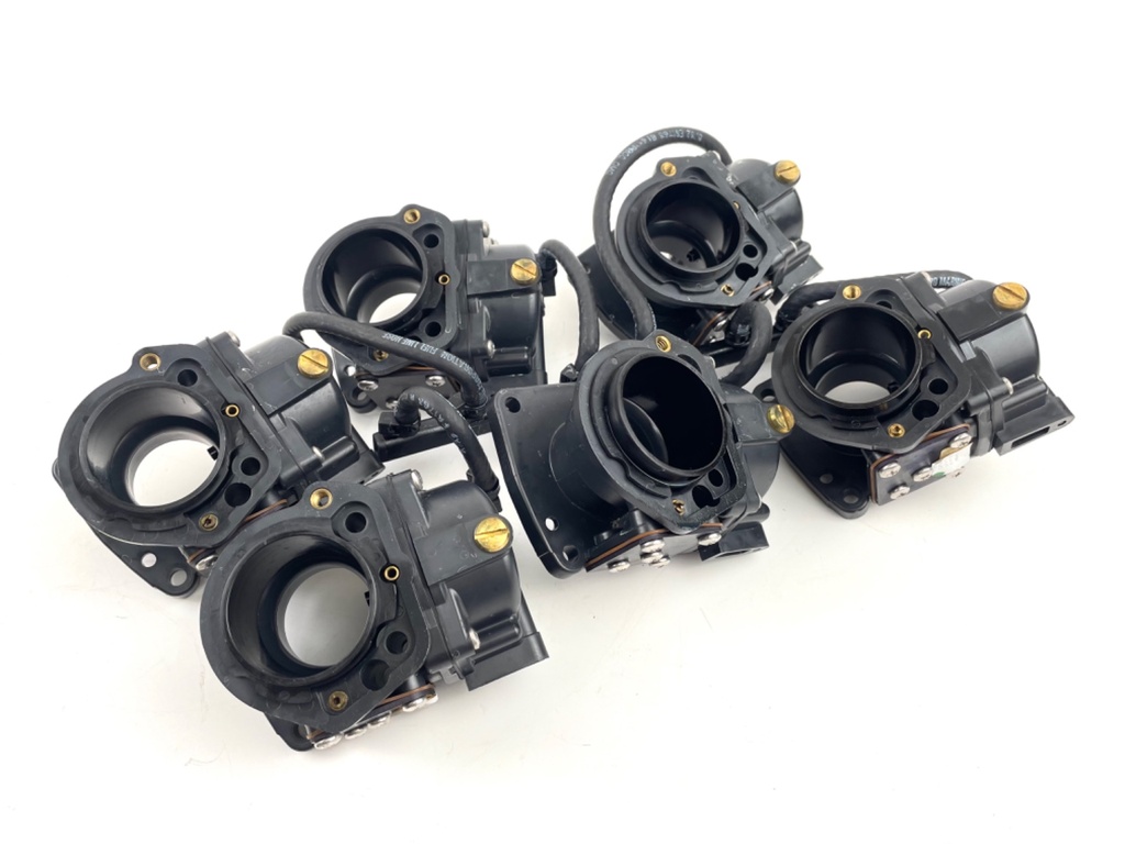 2000 Johnson 225 HP 2 Stroke Outboard Carburetor Set 5001044 OEM