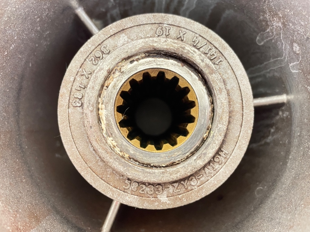 Honda Outboard Stainless Steel Prop Propeller 14 1/4" x 19P 3 Blade RH