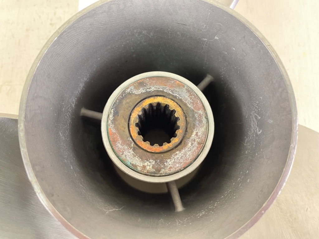 Suzuki Stainless Steel Propeller Prop 15 1/4" x 19P 3 Blade Left Hand