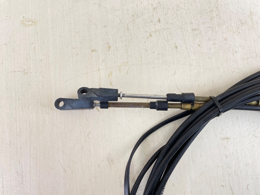 Yamaha 704 Top Mount Control Box Binnacle With 16' Cables - Cracked Handle