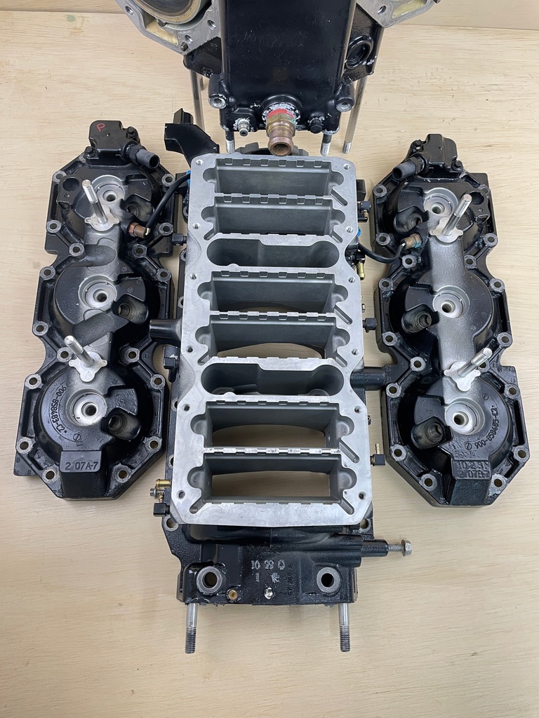 2008 Mercury 225HP Optimax Outboard Cylinder Block Assembly Powerhead 899162A06