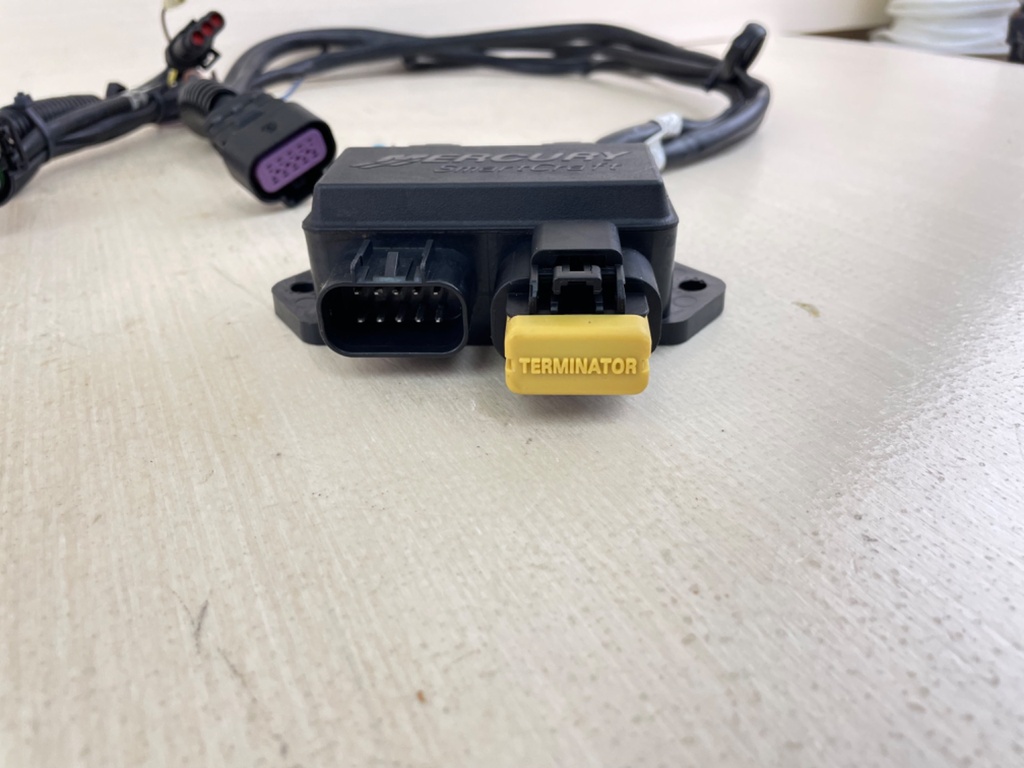 Mercury Smartcraft 4-Way 4-Port Junction Box 878492A14 & Harness