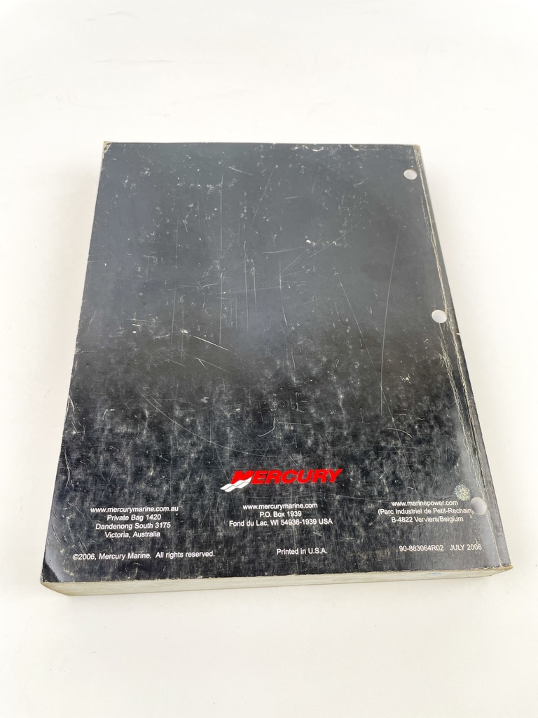 Mercury Outboard Service Manual 30 40 4Stroke 90-883064R02