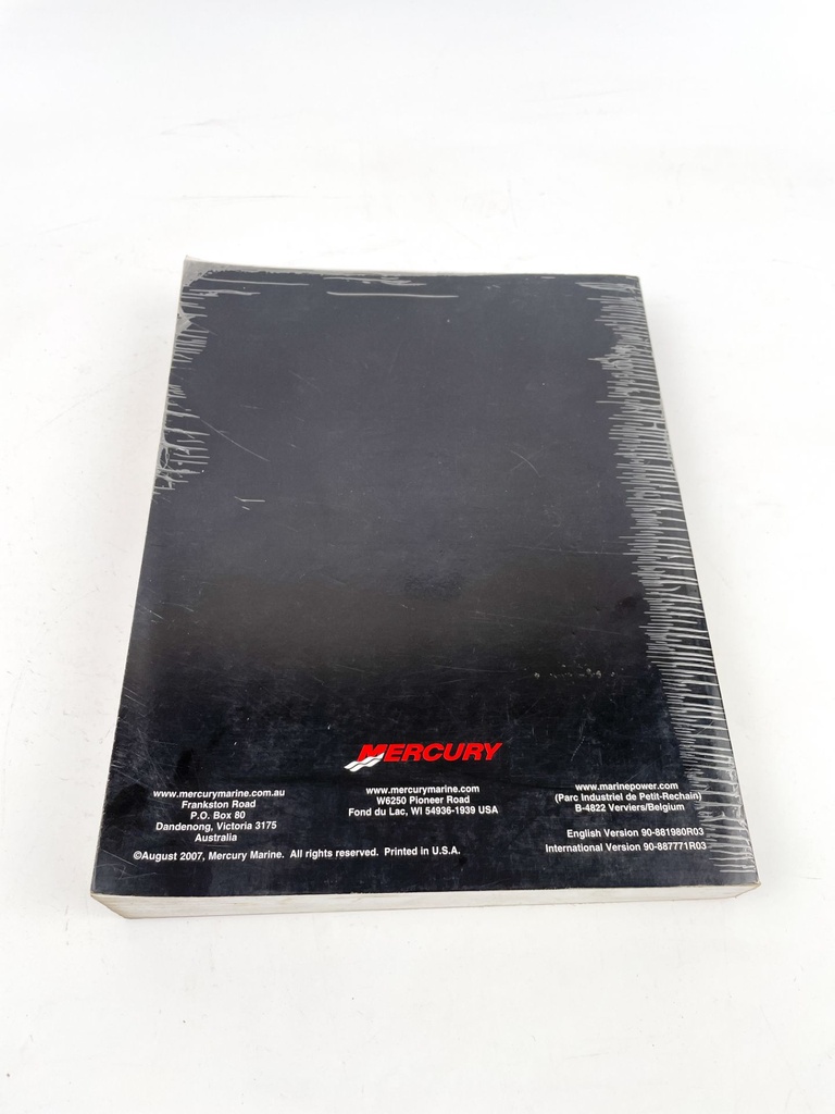 Mercury 115 FourStroke Electronic Fuel Injection Service Manual 90-881980R03